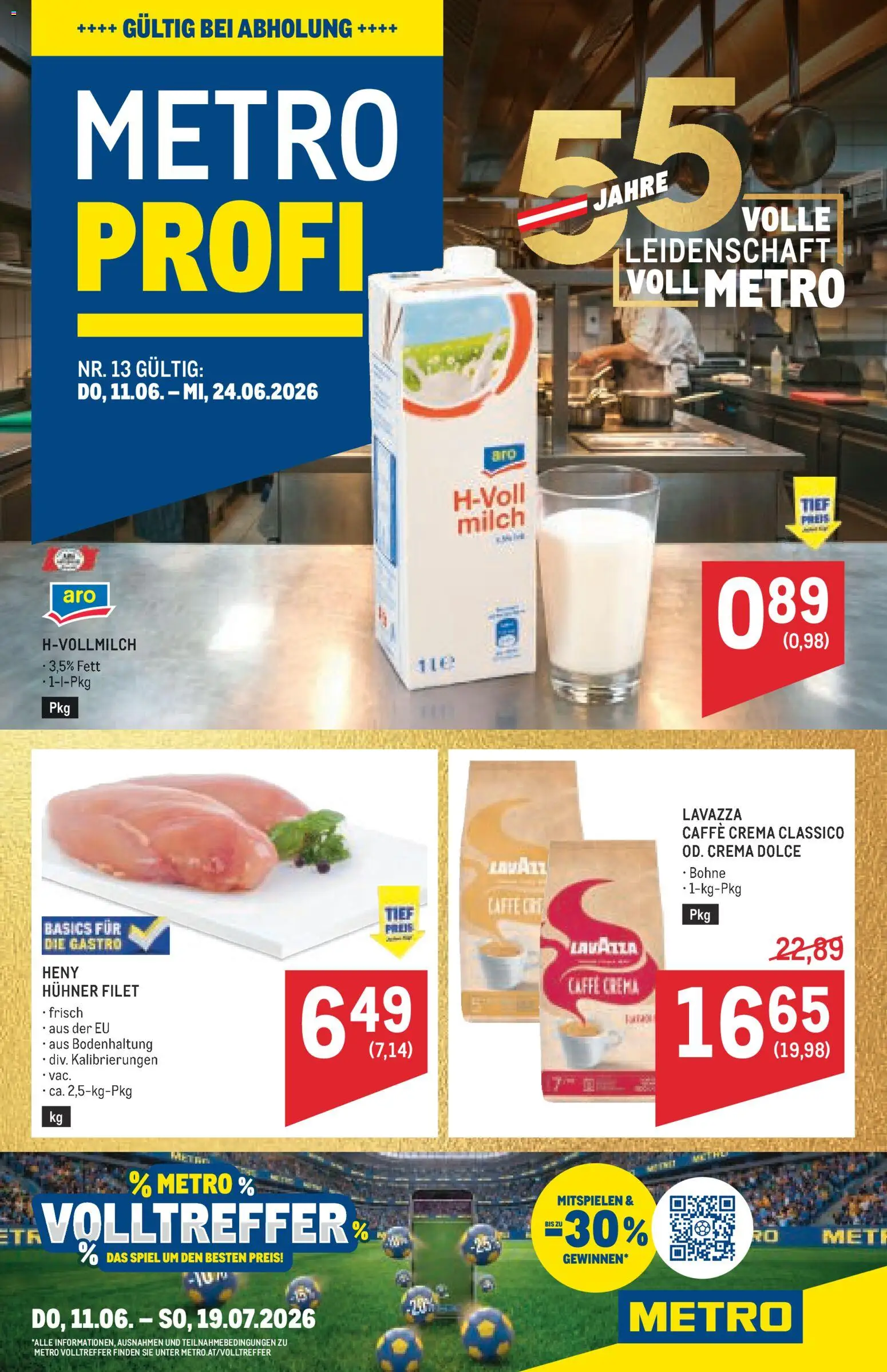 Vorschau der Angebote: Metro Metro angebote Profi gültig ab 11.06.2026 - Milch, Spiel, Reis, Bohne