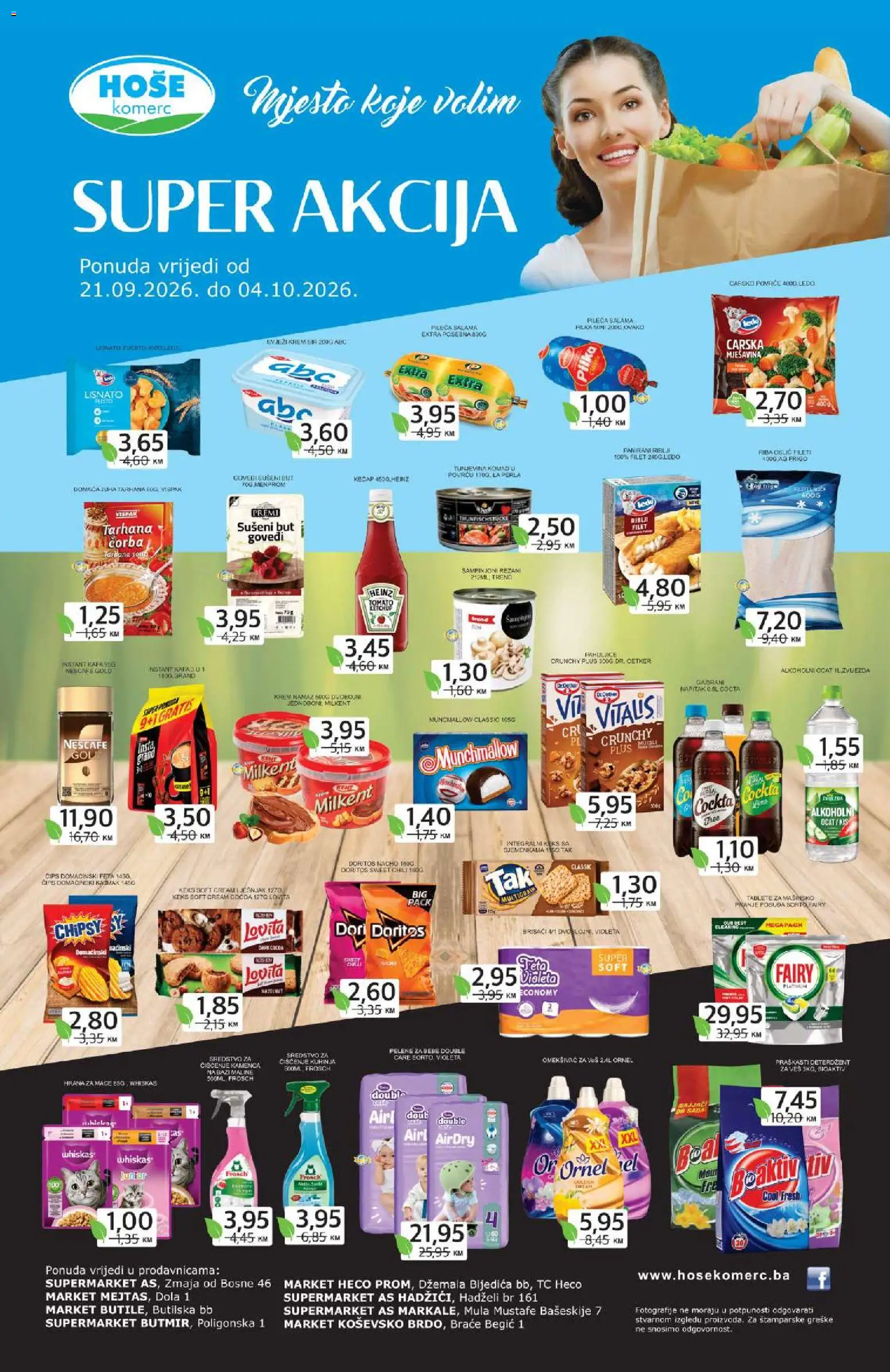 Pregled letka Hoše komerc katalog trgovine Hoše komerc vrijedi od 21.09.2026