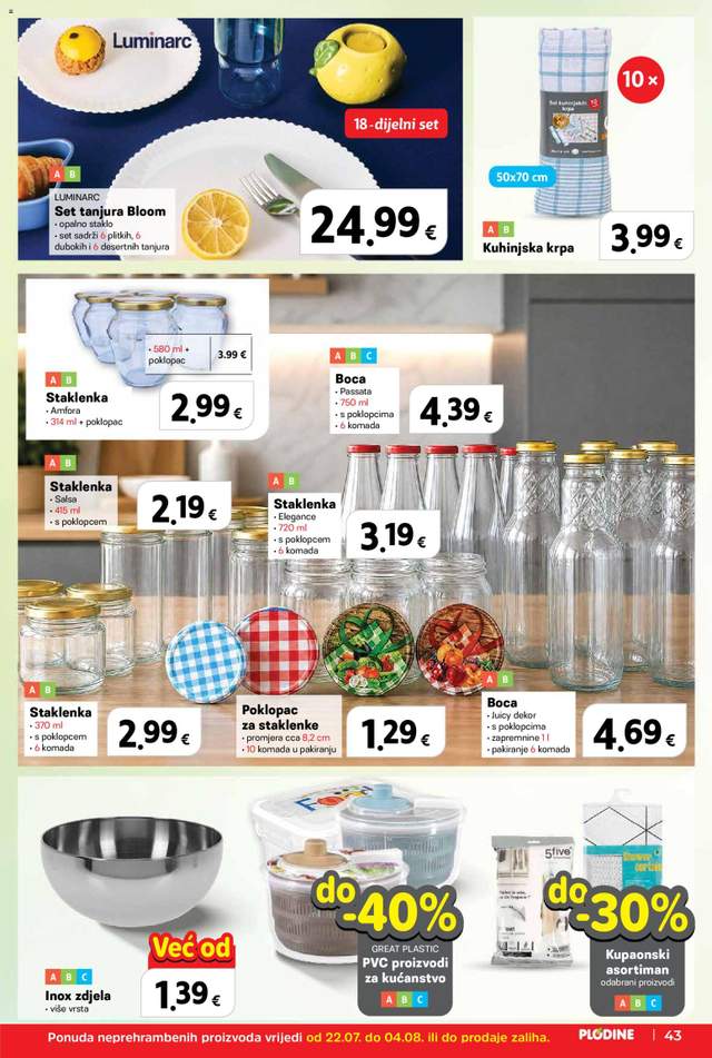 Novi Plodine katalog od 22.07.