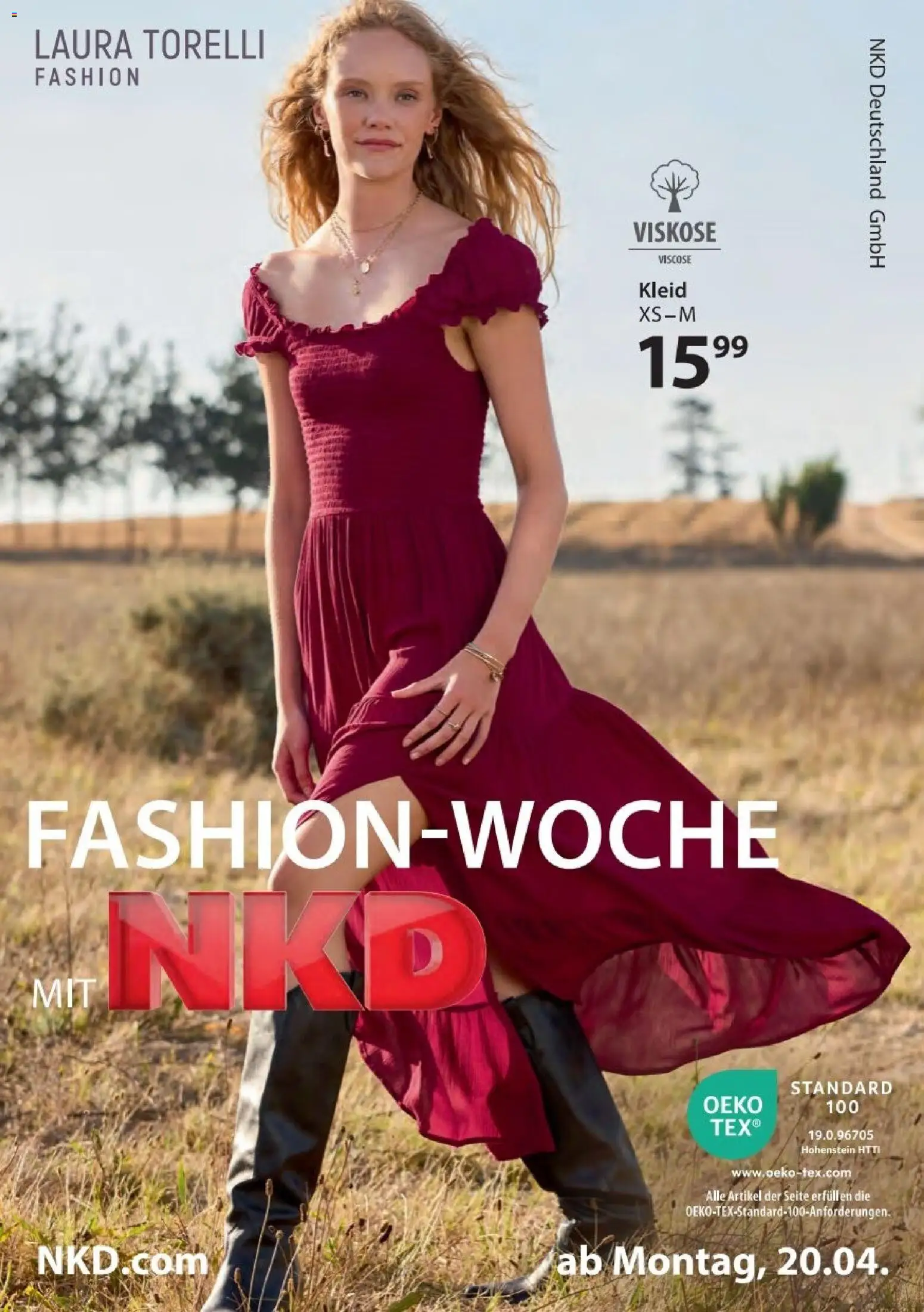 Vorschau von dem Prospekt des Geschäftes NKD, gültig ab dem 20.04.2026 - Kleid