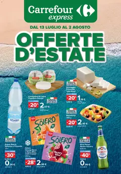 Anteprima dell'opuscolo Carrefour volantino Express Offerte d'estate - Milano dal negozio Carrefour valido da 13/07/2026