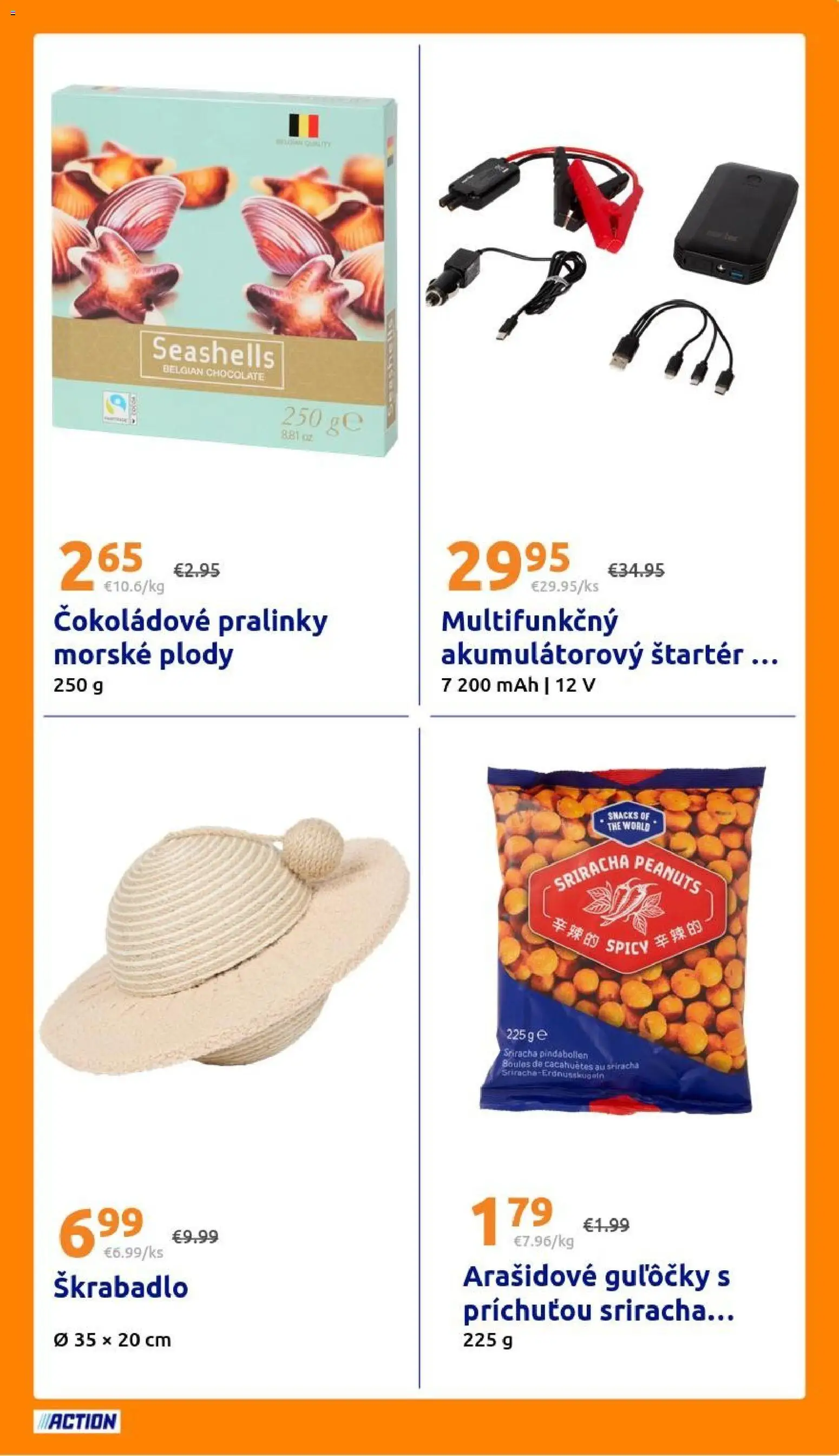 Náhľad Action letáku platného od 07.10.2026 - Morské plody, Škrabadlo