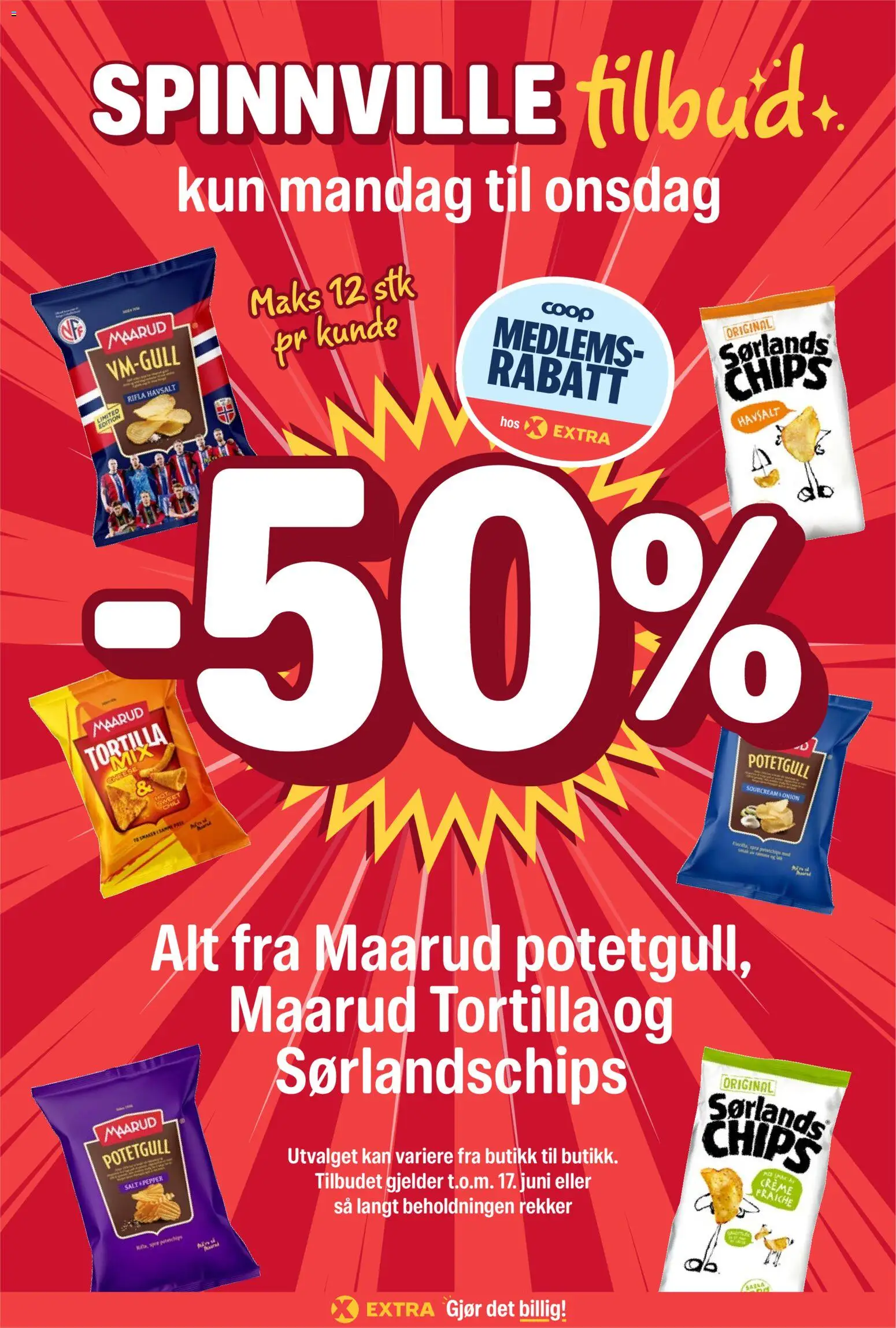 Forhåndsvis Coop Extra kundeavis fra butikk Coop Extra gyldig fra 15/06/2026