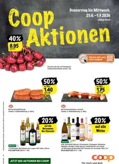 Vorschau des Merkblatts Coop aktionen vom Shop Coop gültig von 25.06.2026 bis 01.07.2026