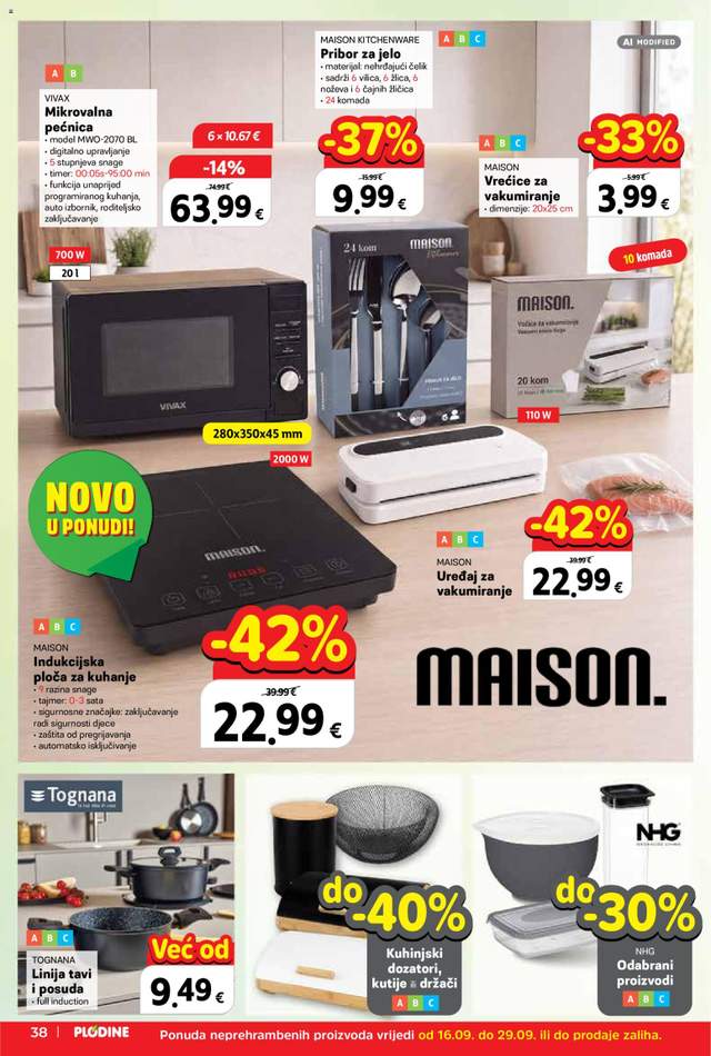 Novi Plodine katalog od 16.09.