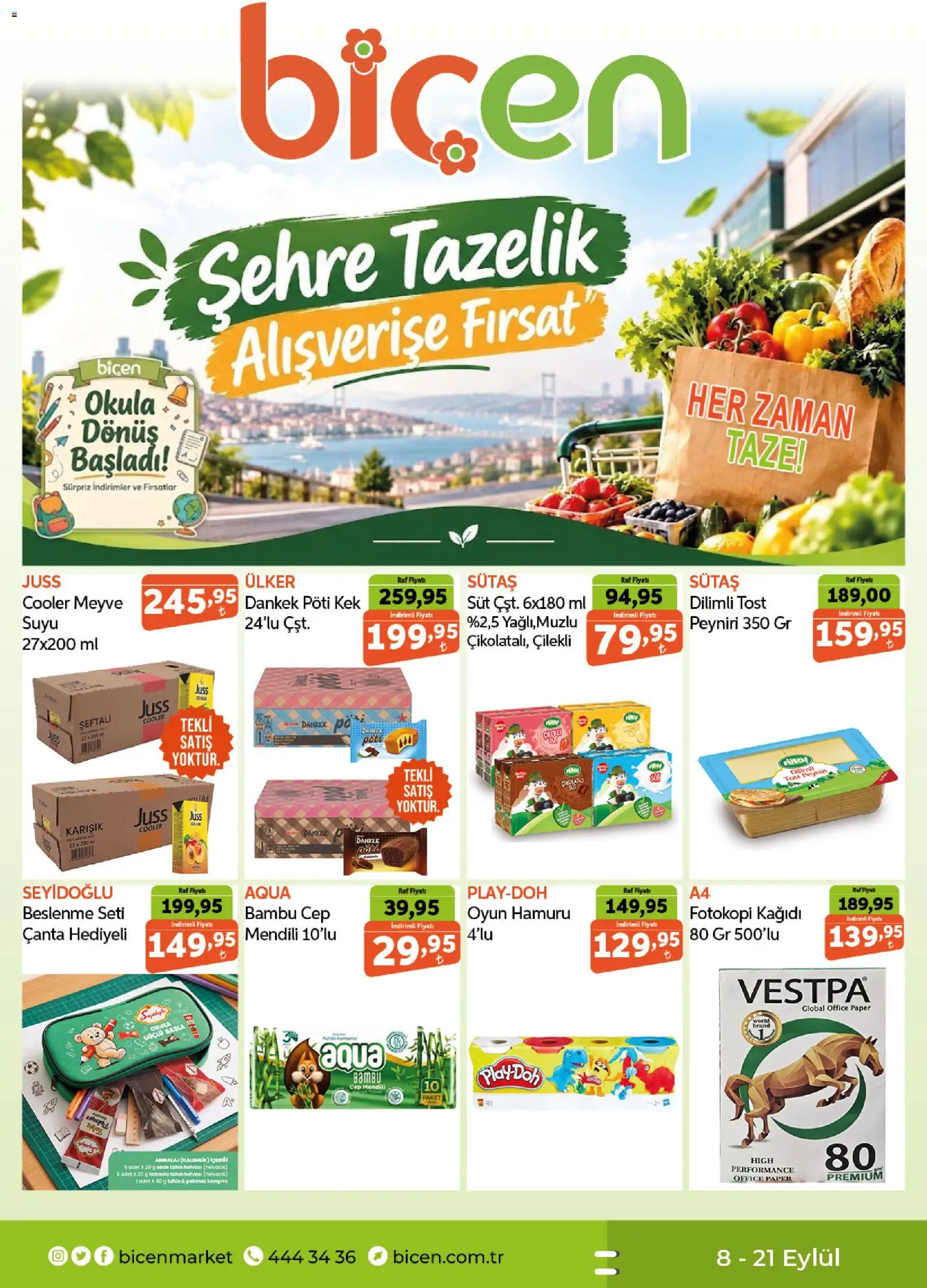 Biçen Market Biçen Market Katalog 08.09.2026 - Broşürünün önizlemesi