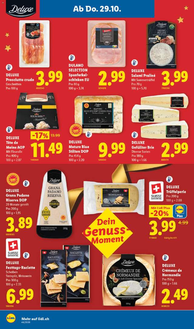 Neue Lidl Aktionen ab 29.10.
