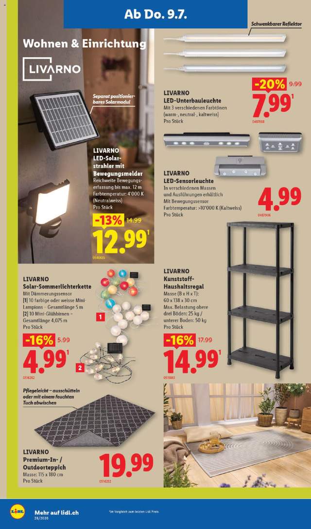 Neue Lidl Aktionen ab 09.07.