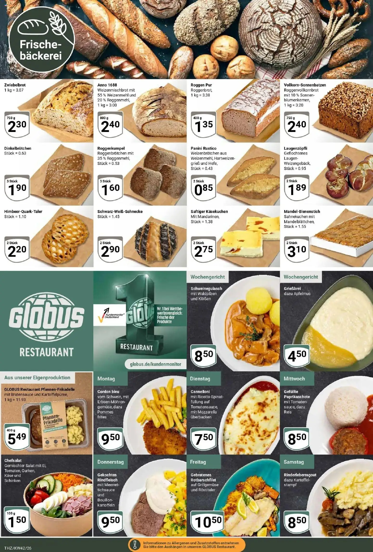 Vorschau von dem Prospekt des Geschäftes Globus, gültig ab dem 12.10.2026