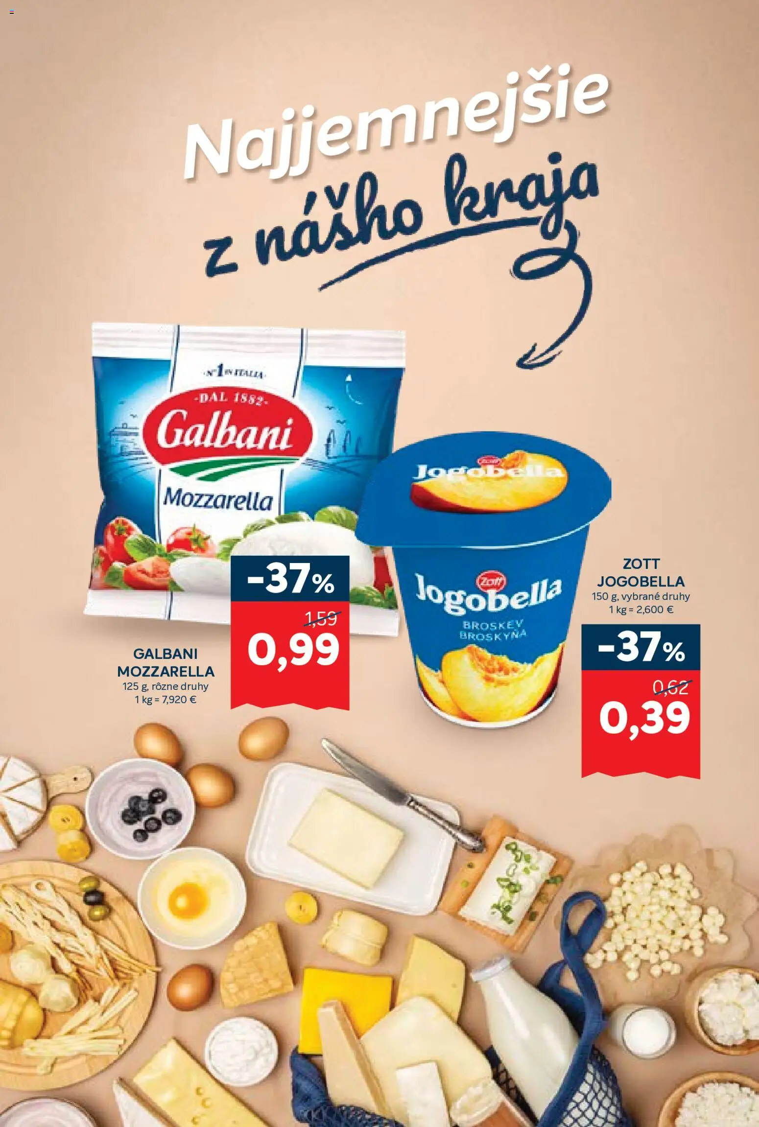 Náhľad Kraj letáku platného od 29.10.2026 - Mozzarella