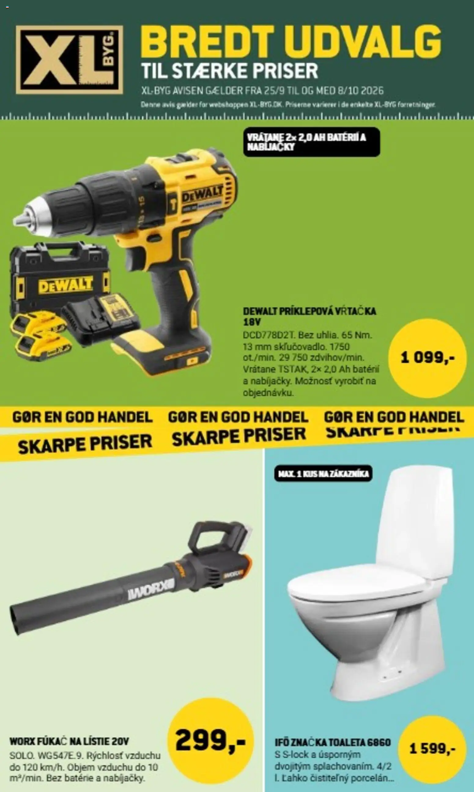 Eksempel på tilbudsavis XL-BYG - Tilbudsavis fra butik XL-BYG gyldig fra 28/09/2026