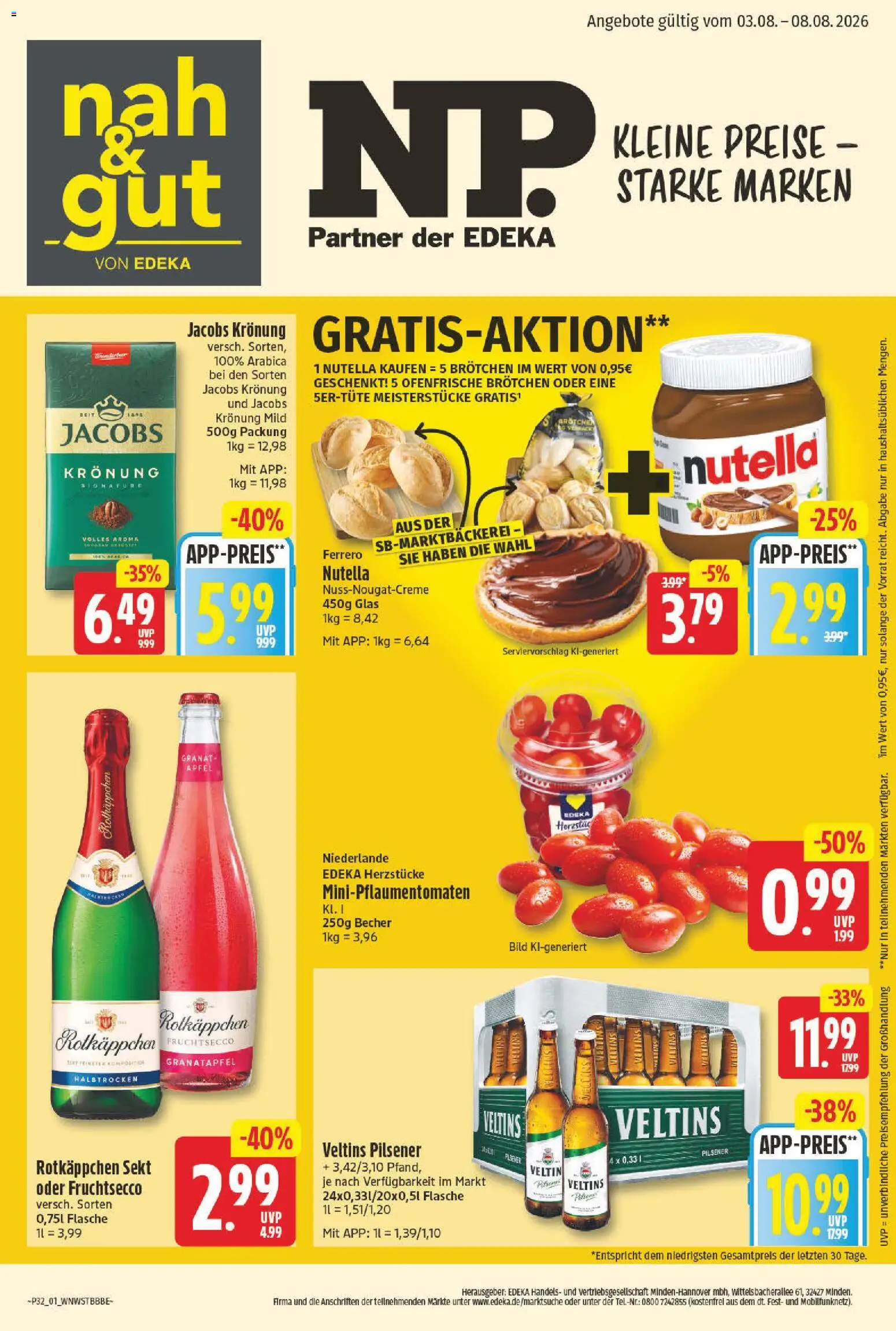 Vorschau von dem Prospekt des Geschäftes NP Discount, gültig ab dem 03.08.2026