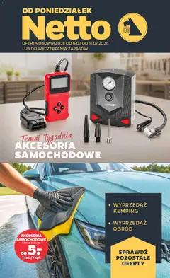 Pogląd gazetki "Netto gazetka od poniedziałku NonFood" ze sklepu Netto ważnej od 06.07.2026
