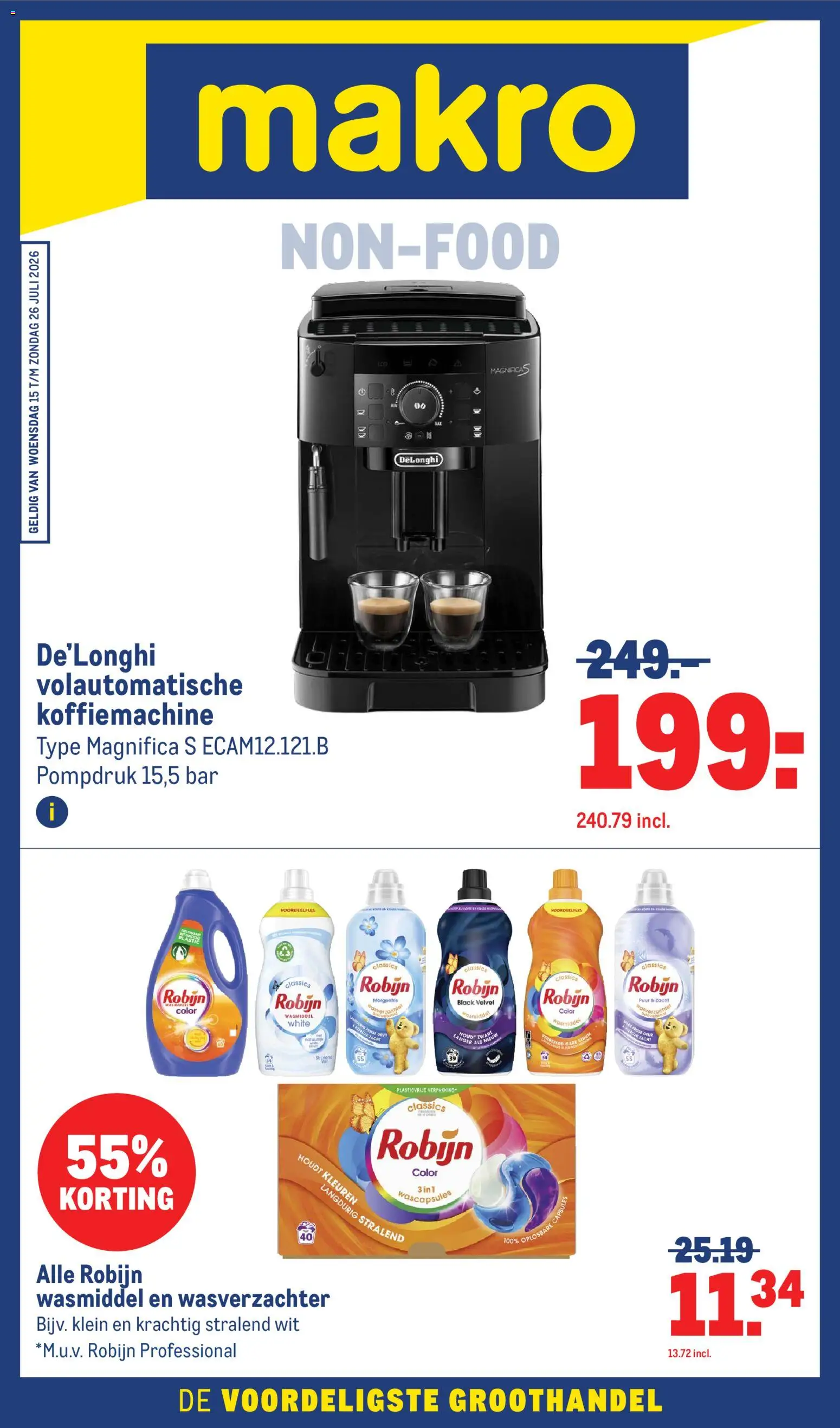 Voorbeeld van Makro folder - Non food van winkel Makro geldig vanaf 15-07-2026