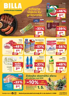 Náhľad Billa letáku platného od 29.04.2026