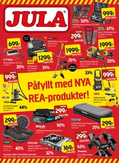 Förhandsgranska reklamblad Jula erbjudanden från butik Jula gäller från 20/08/2026