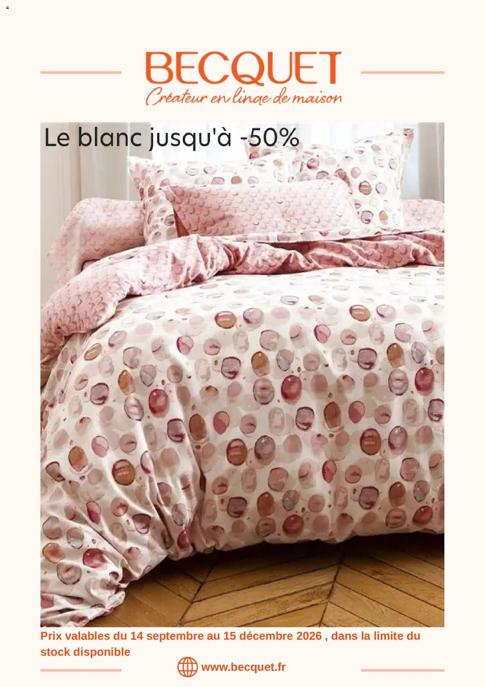 Prévisualisation de Catalogue Becquet Automne du magasin Becquet formulaire valide 16/10/2026