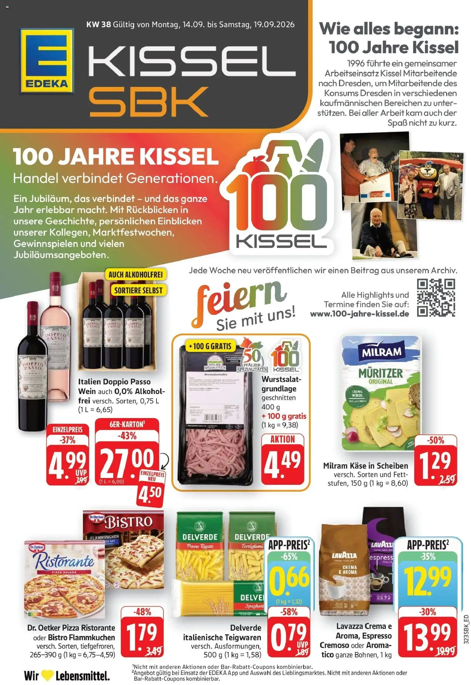 Vorschau von dem Prospekt des Geschäftes Edeka, gültig ab dem 14.09.2026