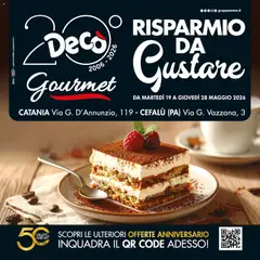 Anteprima dell'opuscolo Decò volantino Gourmet Sicilia dal negozio Decò valido da 19/05/2026