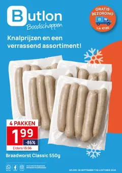Voorbeeld van Butlon folder van winkel Butlon geldig vanaf 28-09-2026
