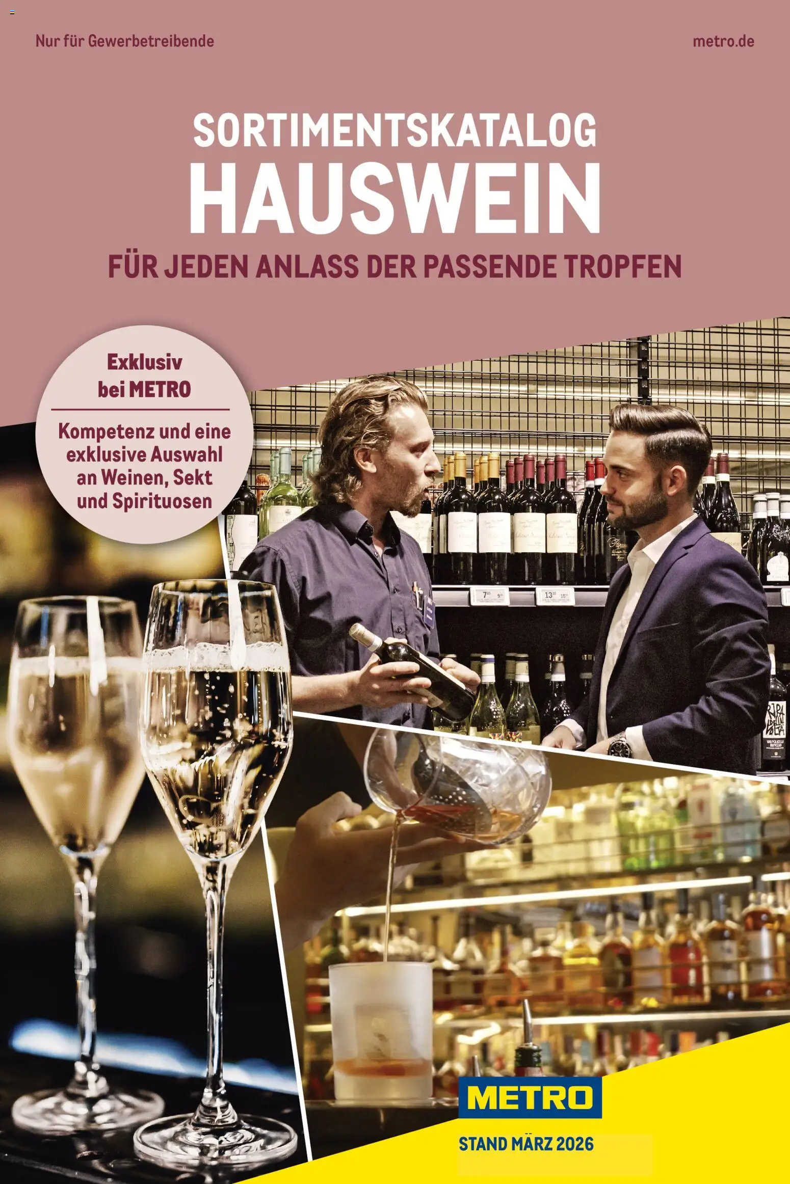 Vorschau von dem Prospekt des Geschäftes Metro, gültig ab dem 03.03.2026 - Sekt