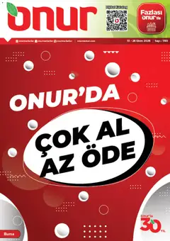Onur Market Onur Market Katalog Bursa 13.10.2026 - Broşürünün önizlemesi