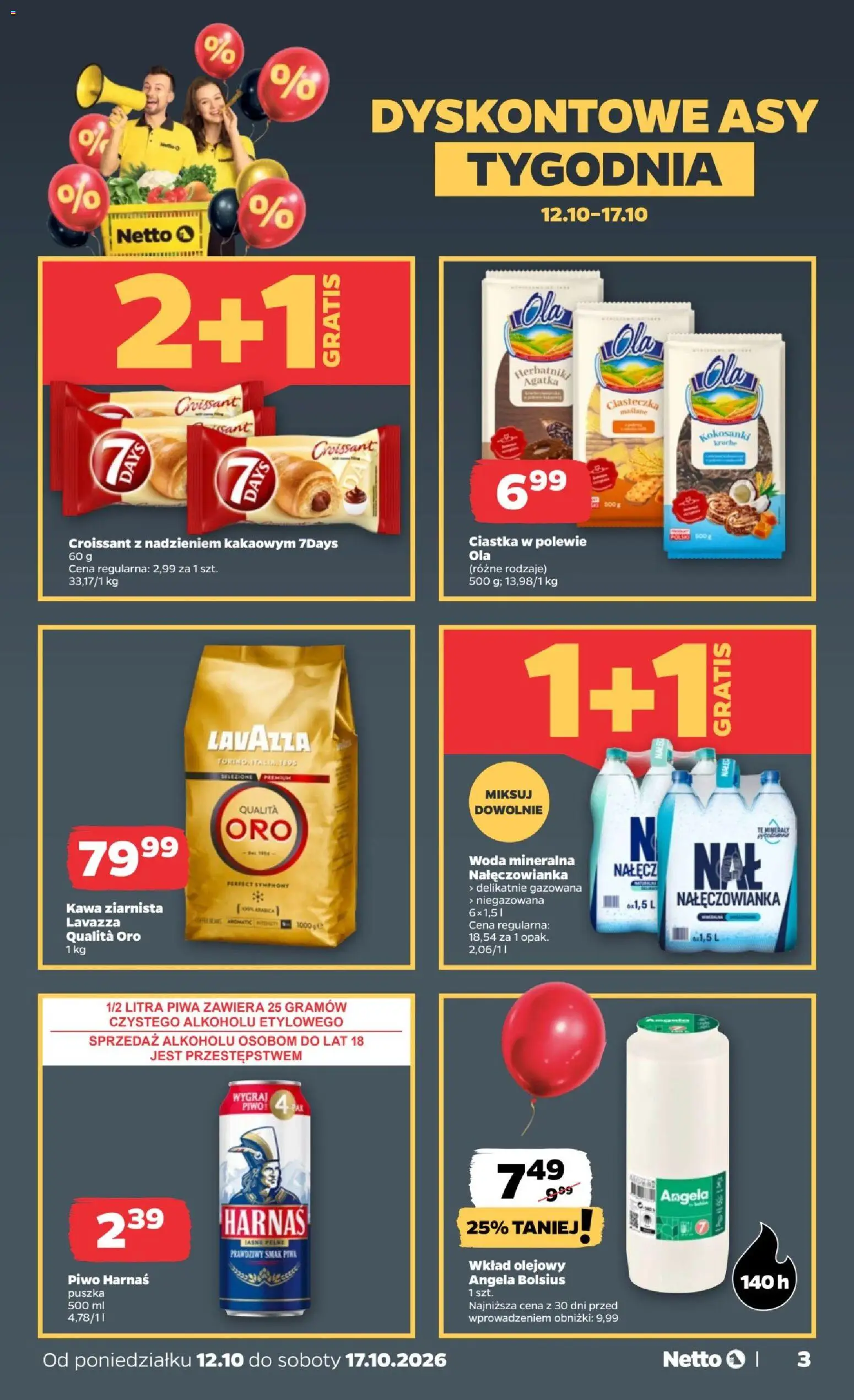 Pogląd gazetki "Netto gazetka od poniedziałku" ze sklepu Netto ważnej od 12.10.2026