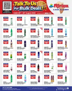 Preview of Africa Cash & Carry flyer valid from 20/08/2026