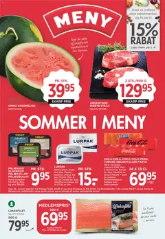 Eksempel på tilbudsavis Meny - Tilbudsavis uge 26 27 fra butik Meny gyldig fra 19/06/2026