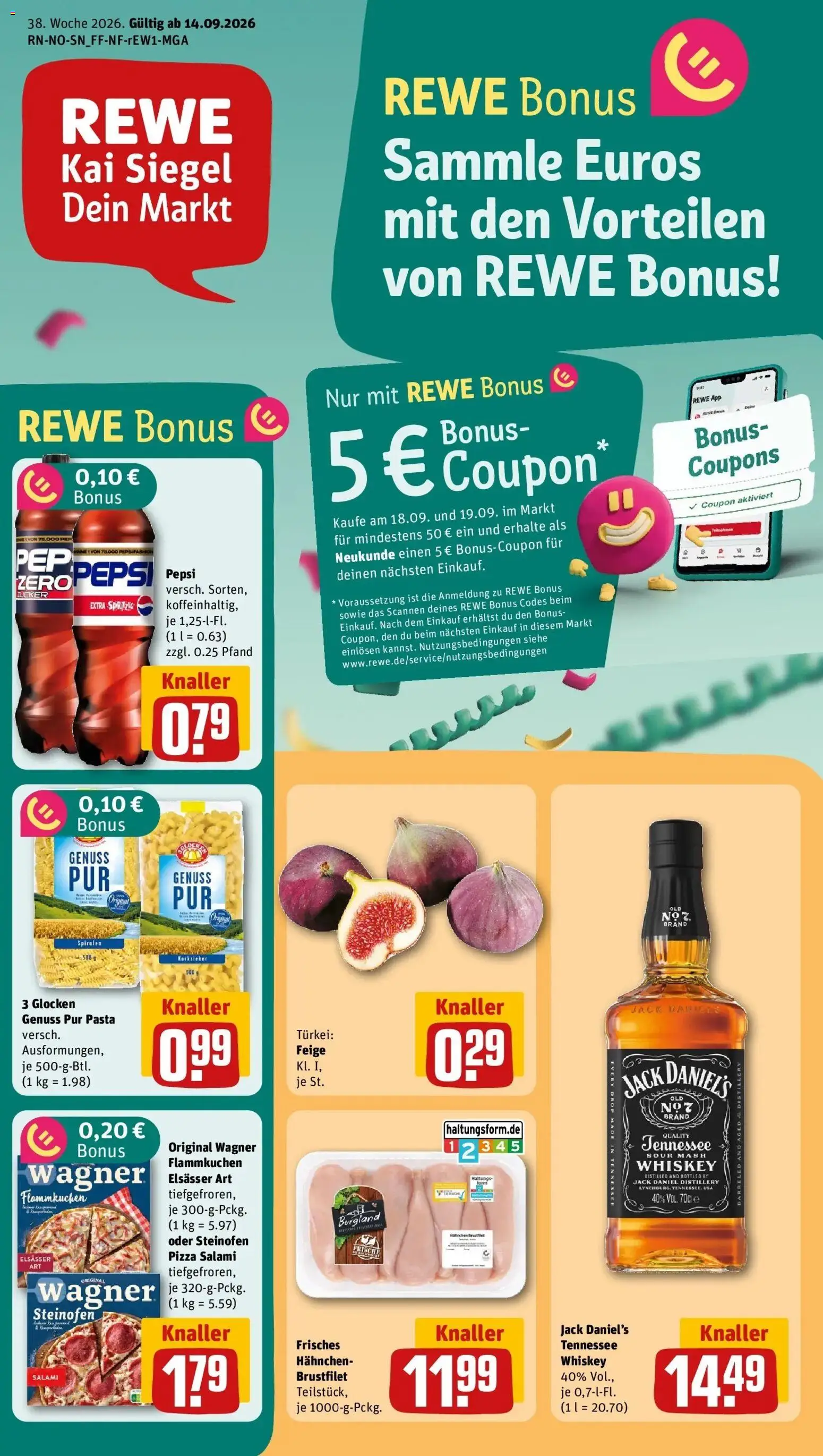 Vorschau von dem Prospekt des Geschäftes Rewe, gültig ab dem 14.09.2026