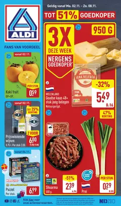 Voorbeeld van Aldi folder van winkel Aldi geldig vanaf 02-11-2026