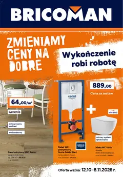 Pogląd gazetki "Bricoman gazetka" ze sklepu Bricoman ważnej od 12.10.2026