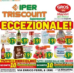 Anteprima dell'opuscolo Ipertriscount volantino La Romanina dal negozio Ipertriscount valido da 08/05/2026