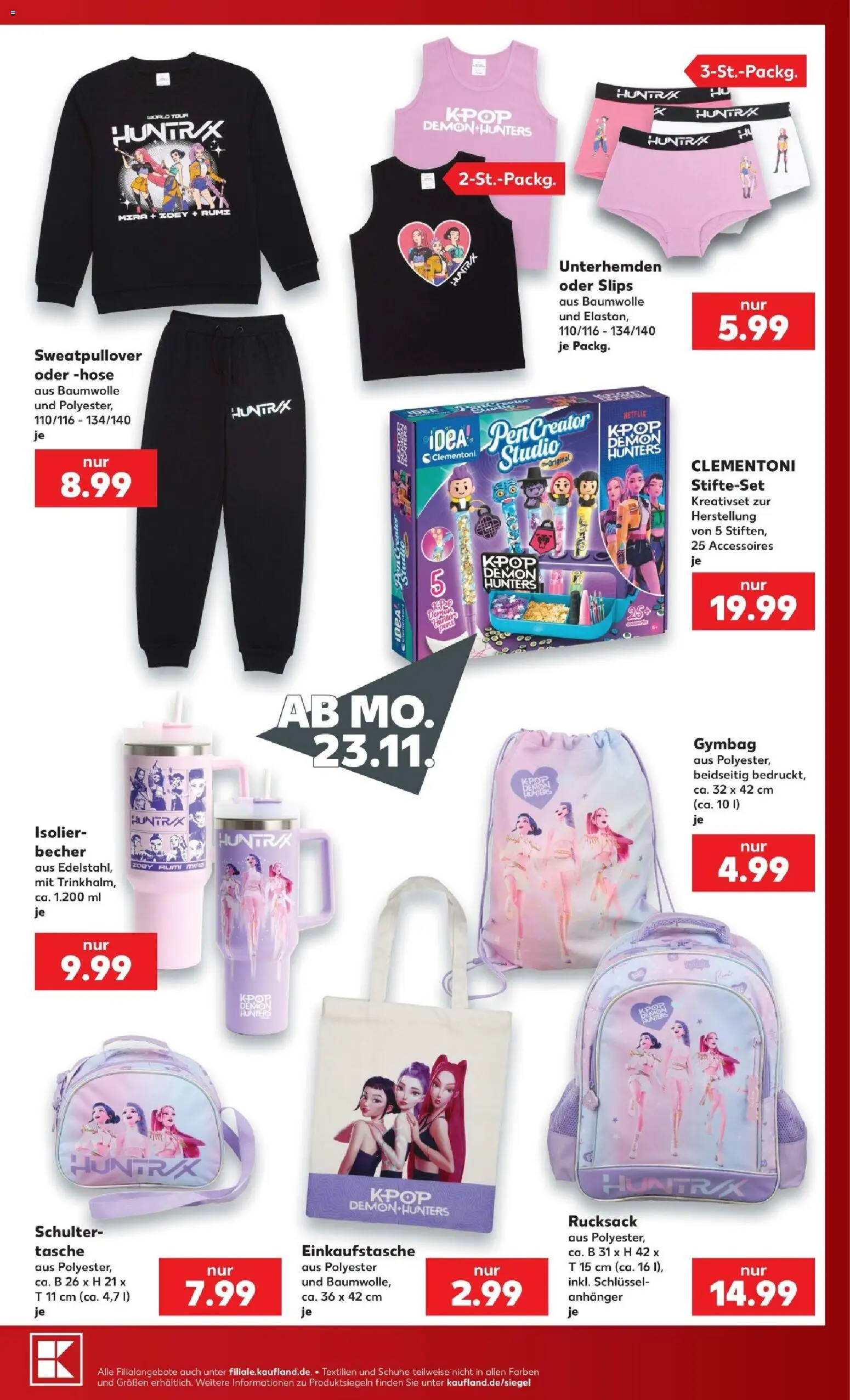 Vorschau von dem Prospekt des Geschäftes Kaufland, gültig ab dem 12.10.2026 - Rucksack, Tasche, Hose, Schulter