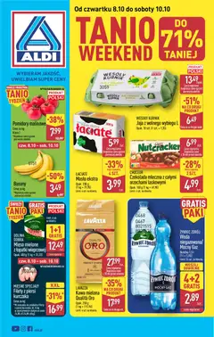 Pogląd gazetki "Aldi gazetka - Oferta weekendowa" ze sklepu Aldi ważnej od 08.10.2026