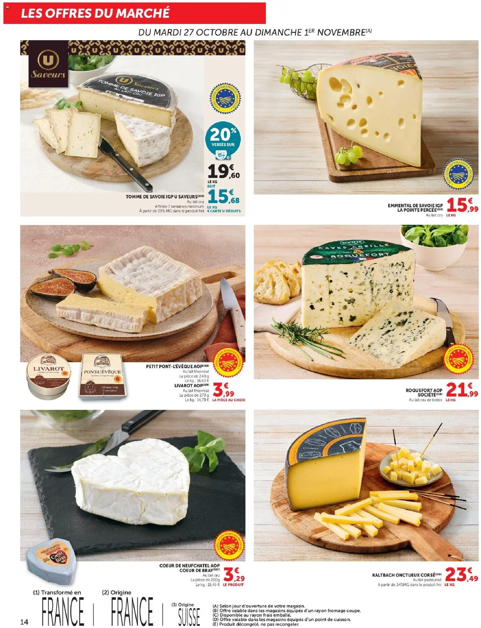 Prévisualisation de Hyper U - Les prix bas de la semaine du magasin Hyper U formulaire valide 27/10/2026