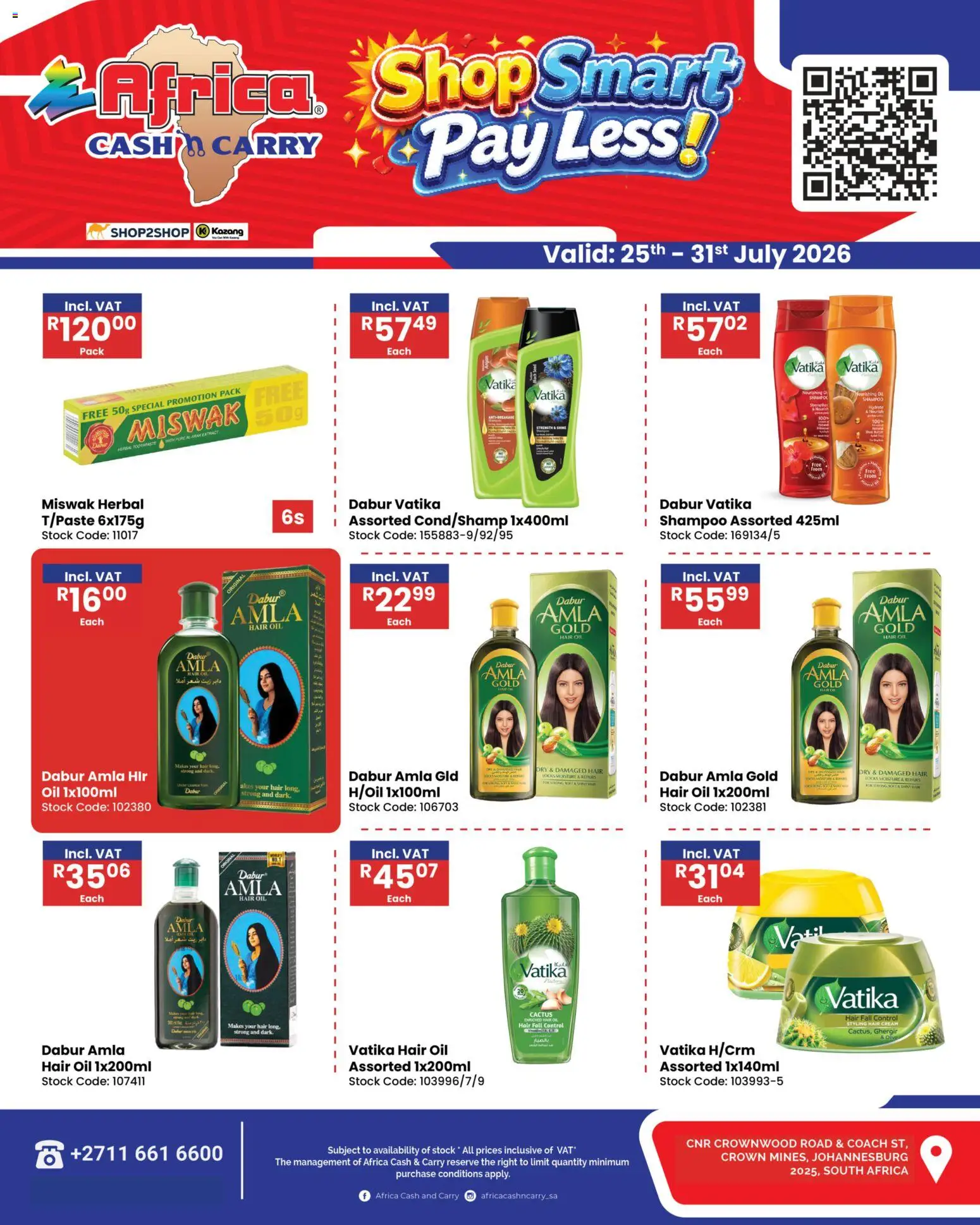 Preview of Africa Cash & Carry flyer valid from 25/07/2026