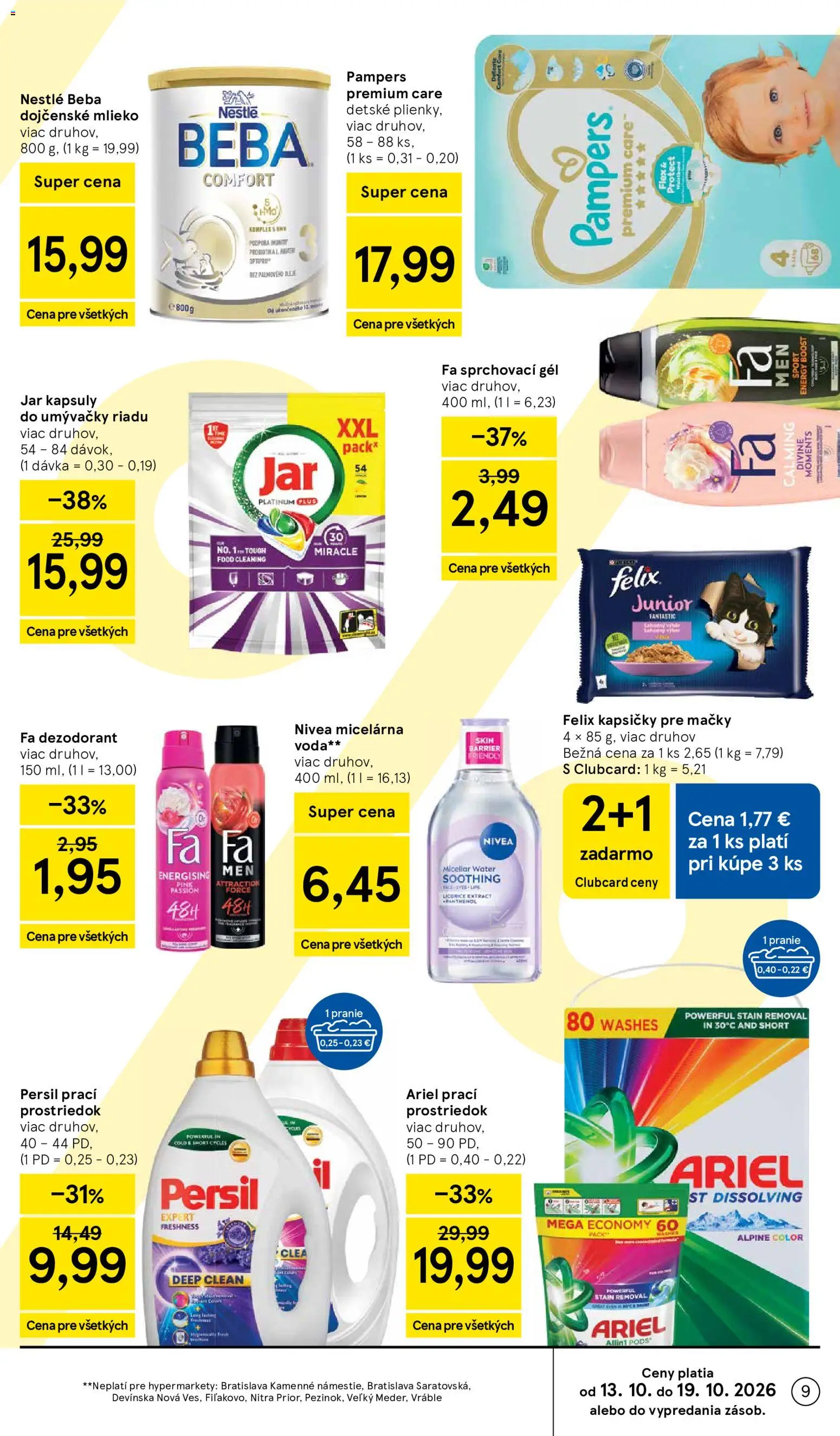 Náhľad Tesco letáku platného od 14.10.2026