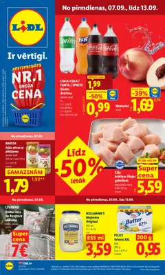 Skatīt Lidl akciju bukletu, derīgs no 07.09.2026.