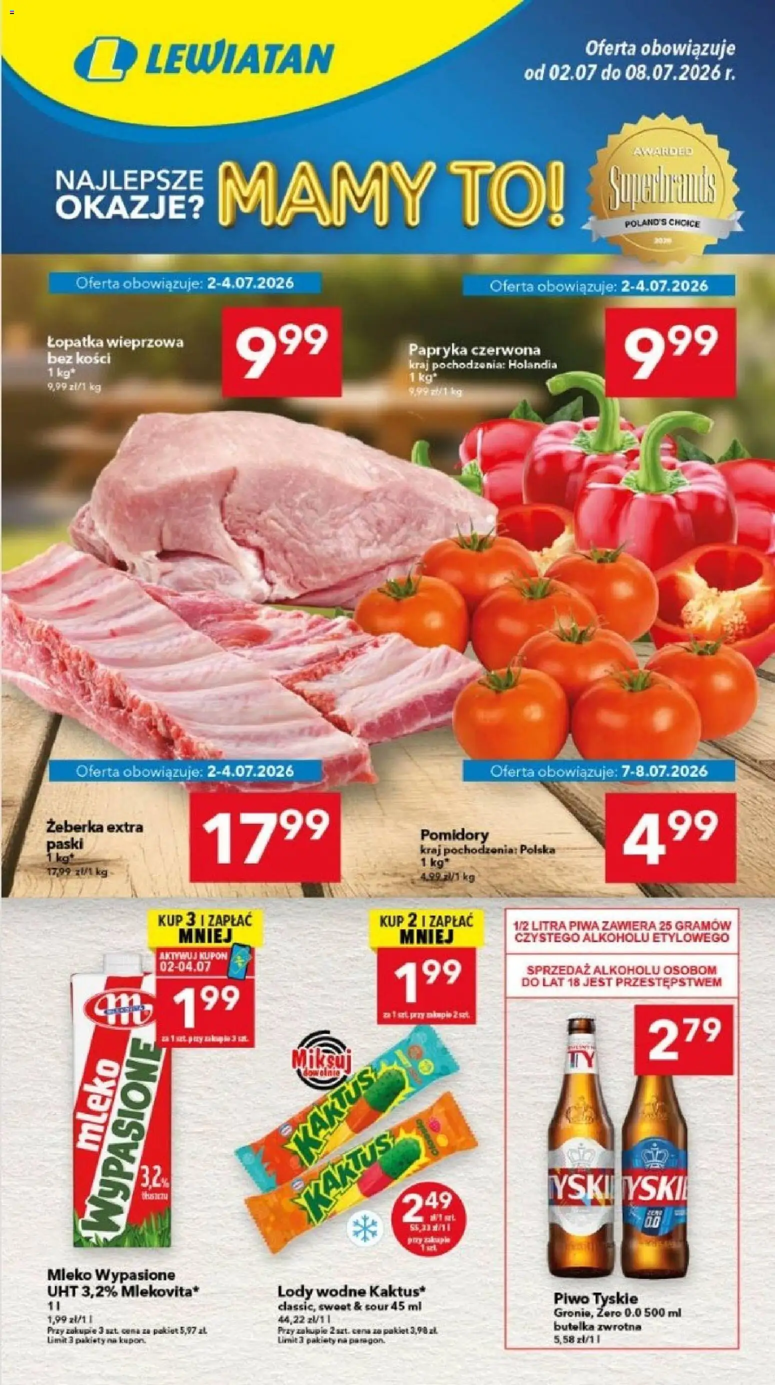 Pogląd gazetki "Lewiatan gazetka - Legnica" ze sklepu Lewiatan ważnej od 02.07.2026