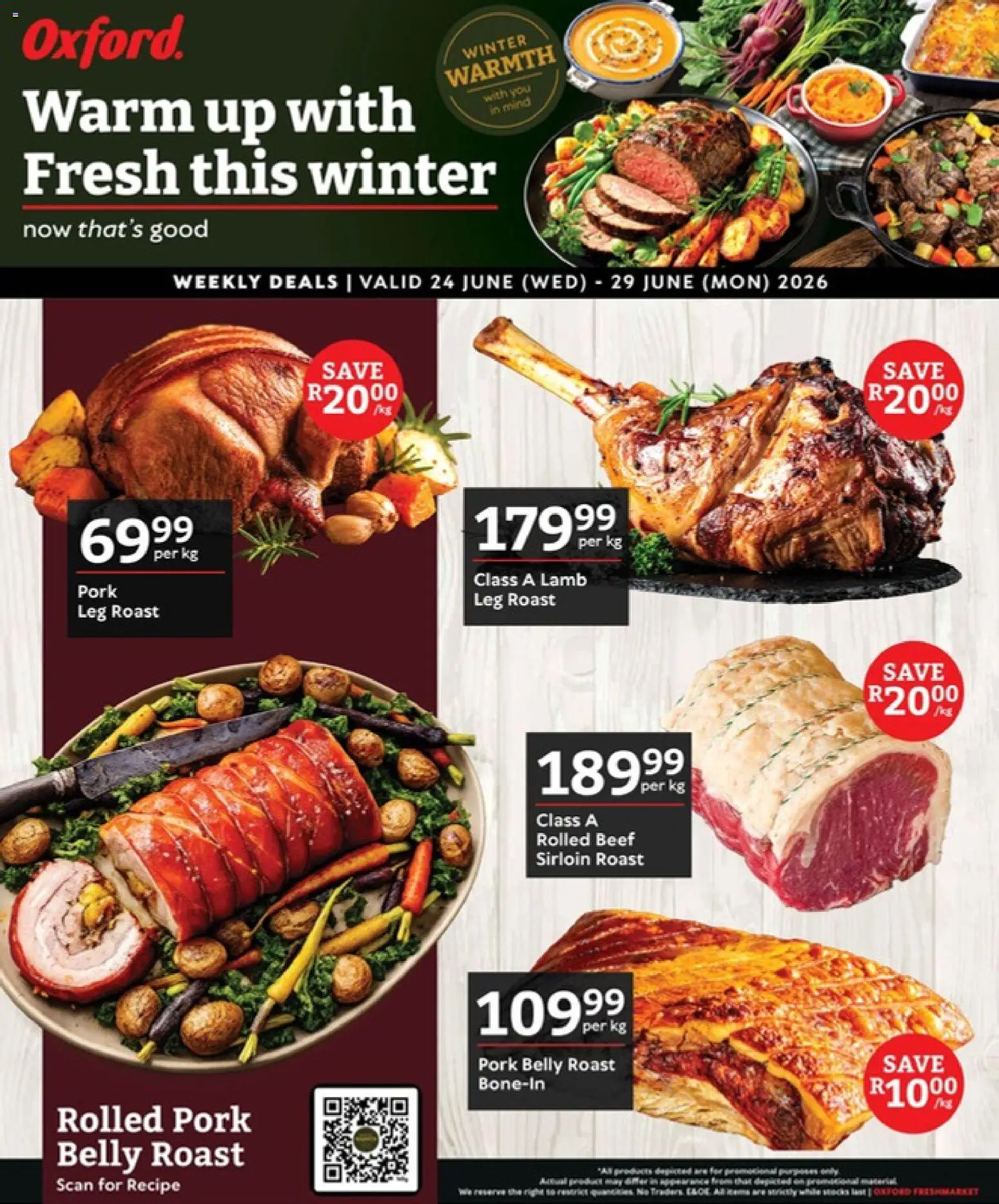 Preview of Oxford Freshmarket flyer valid from 24/06/2026