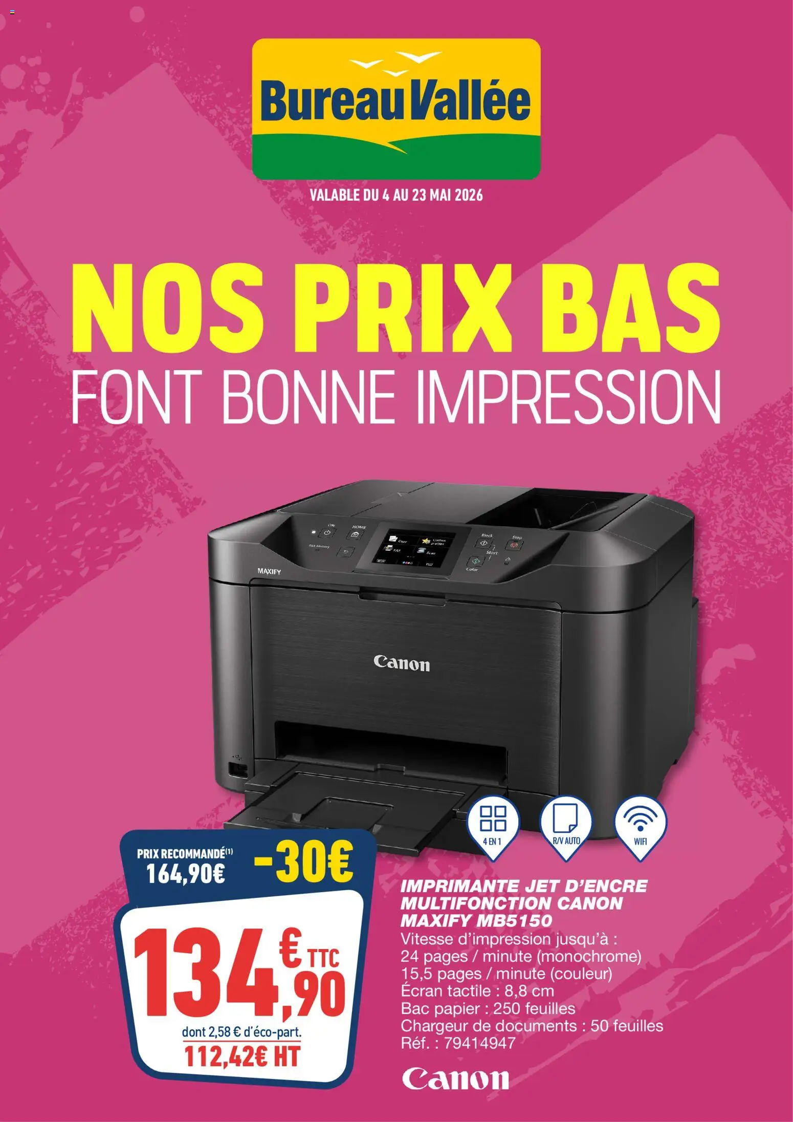 Prévisualisation de Bureau Vallée catalogue du magasin Bureau Vallée formulaire valide 04/05/2026