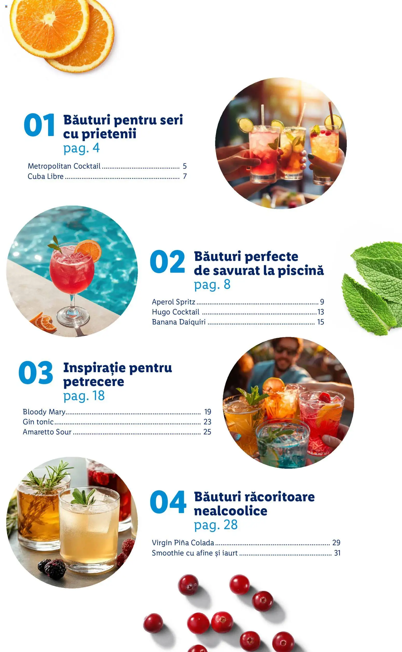 Previzualizarea de cataloage: Lidl Lidl Catalog De cocktailuri valabil de la 13.07.2026
