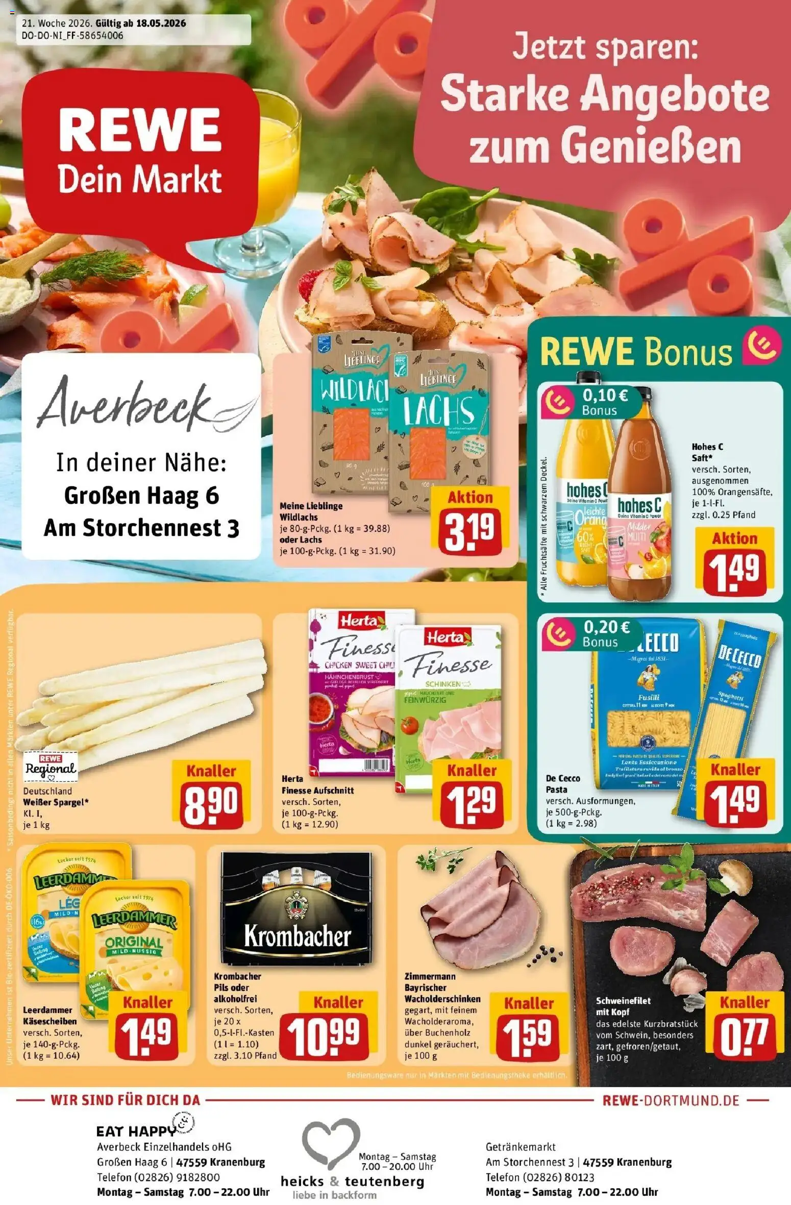 Vorschau von dem Prospekt des Geschäftes Rewe, gültig ab dem 17.05.2026