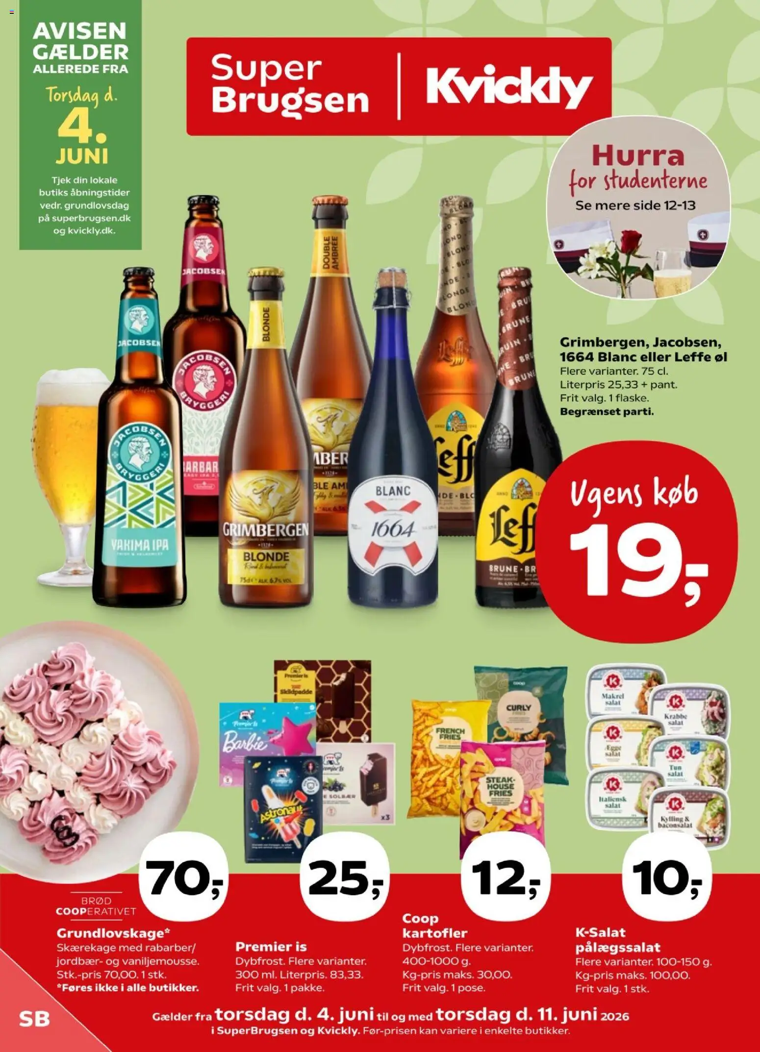 Eksempel på tilbudsavis Super Brugsen - Tilbudsavis uge 23 fra butik Super Brugsen gyldig fra 04/06/2026