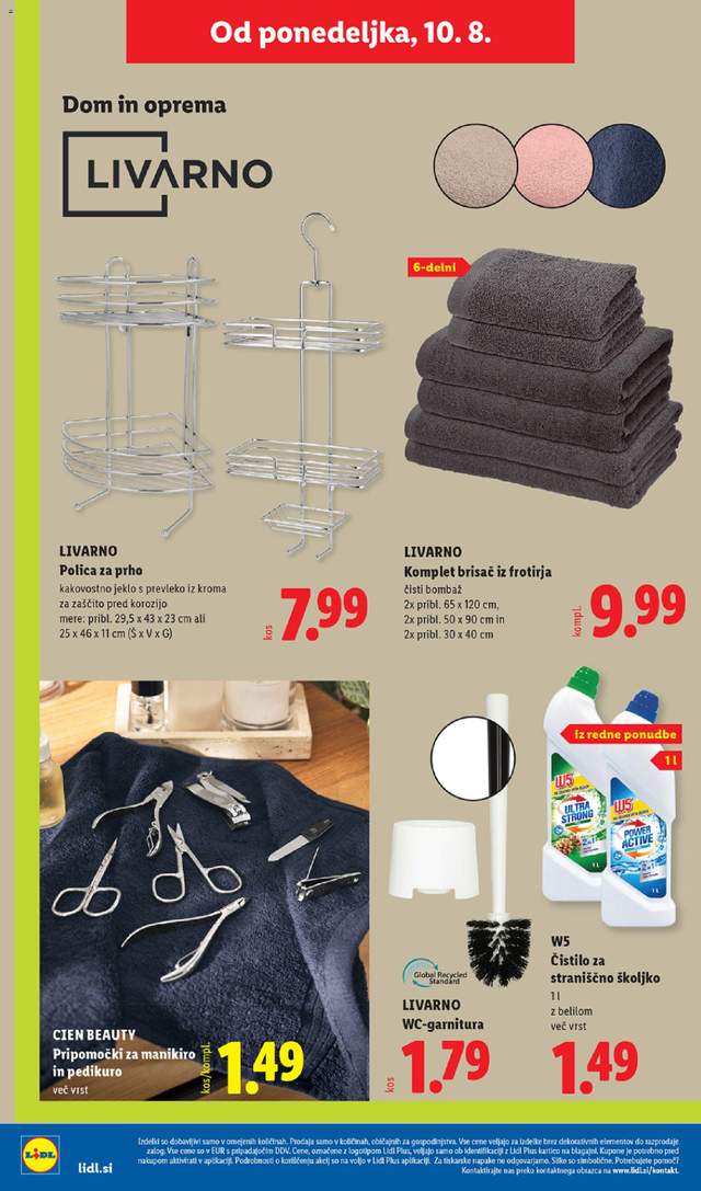 Novi Lidl katalog od 06.08.