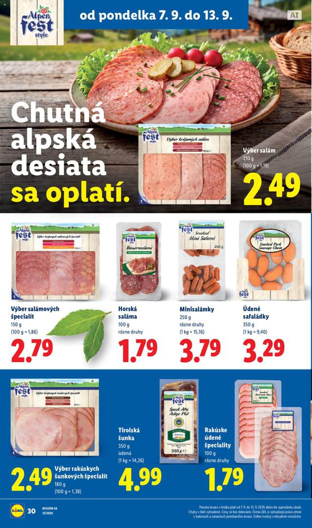 Nový Lidl leták od 07.09.