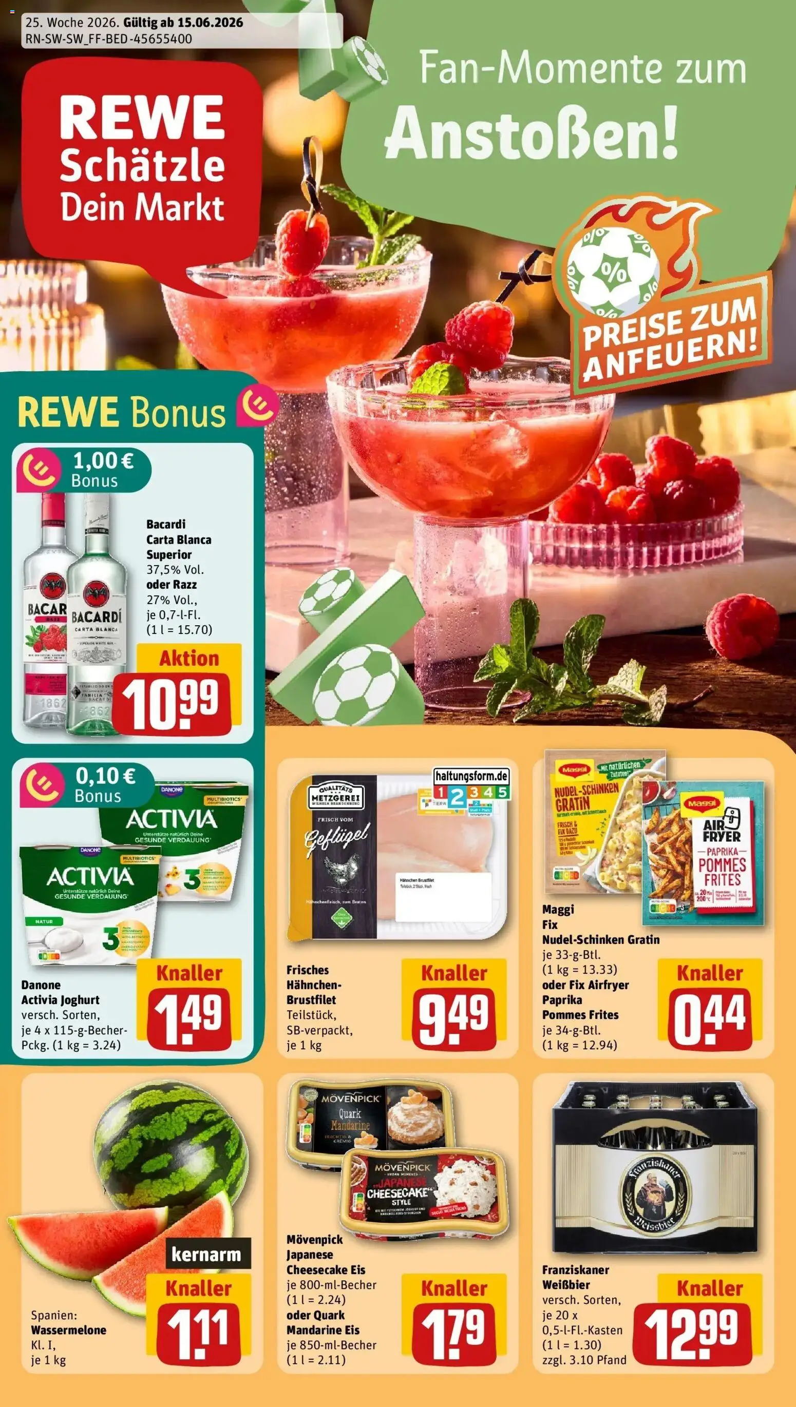 Vorschau von dem Prospekt des Geschäftes Rewe, gültig ab dem 14.06.2026