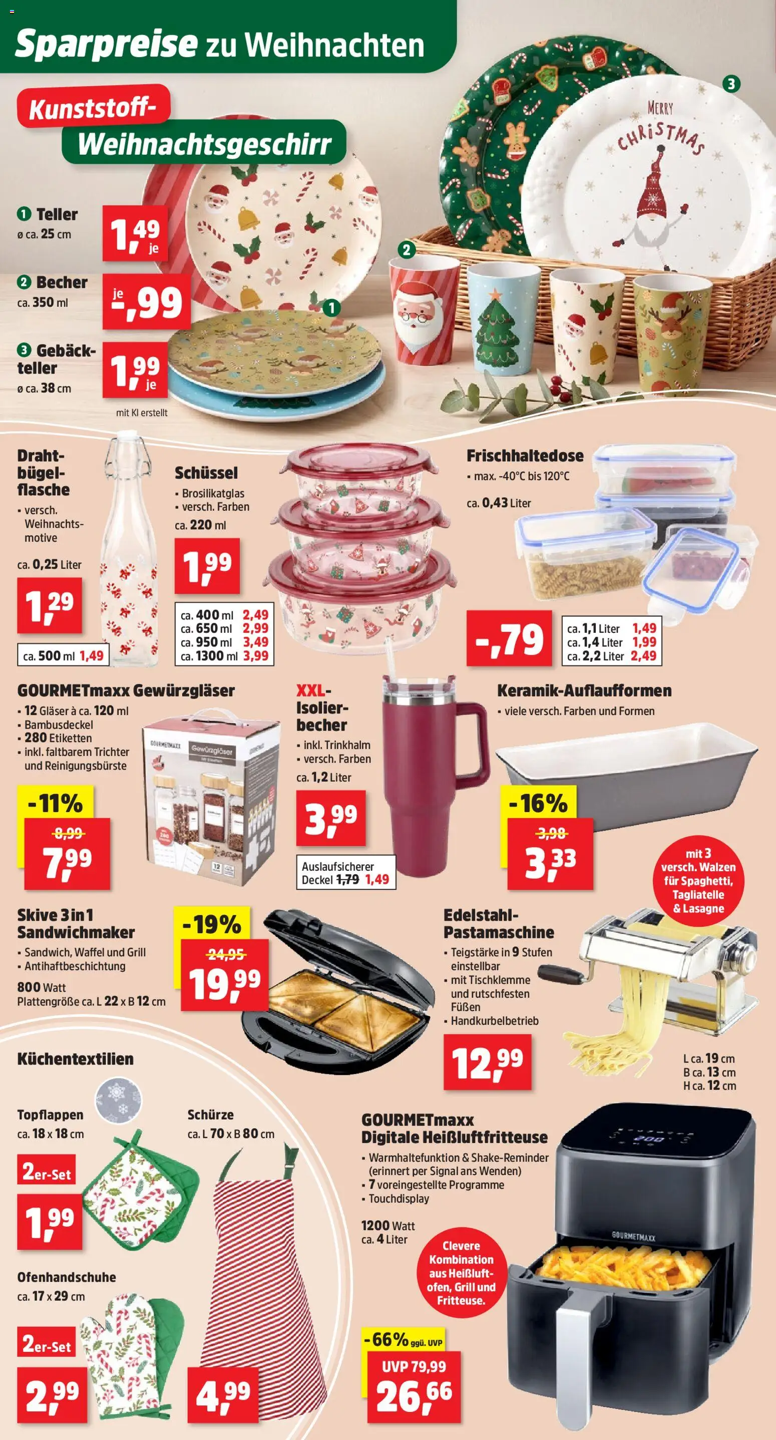 Vorschau von dem Prospekt des Geschäftes Thomas Philipps, gültig ab dem 26.10.2026 - Heißluftfritteuse, Lasagne, Grill, Sandwichmaker, Fritteuse