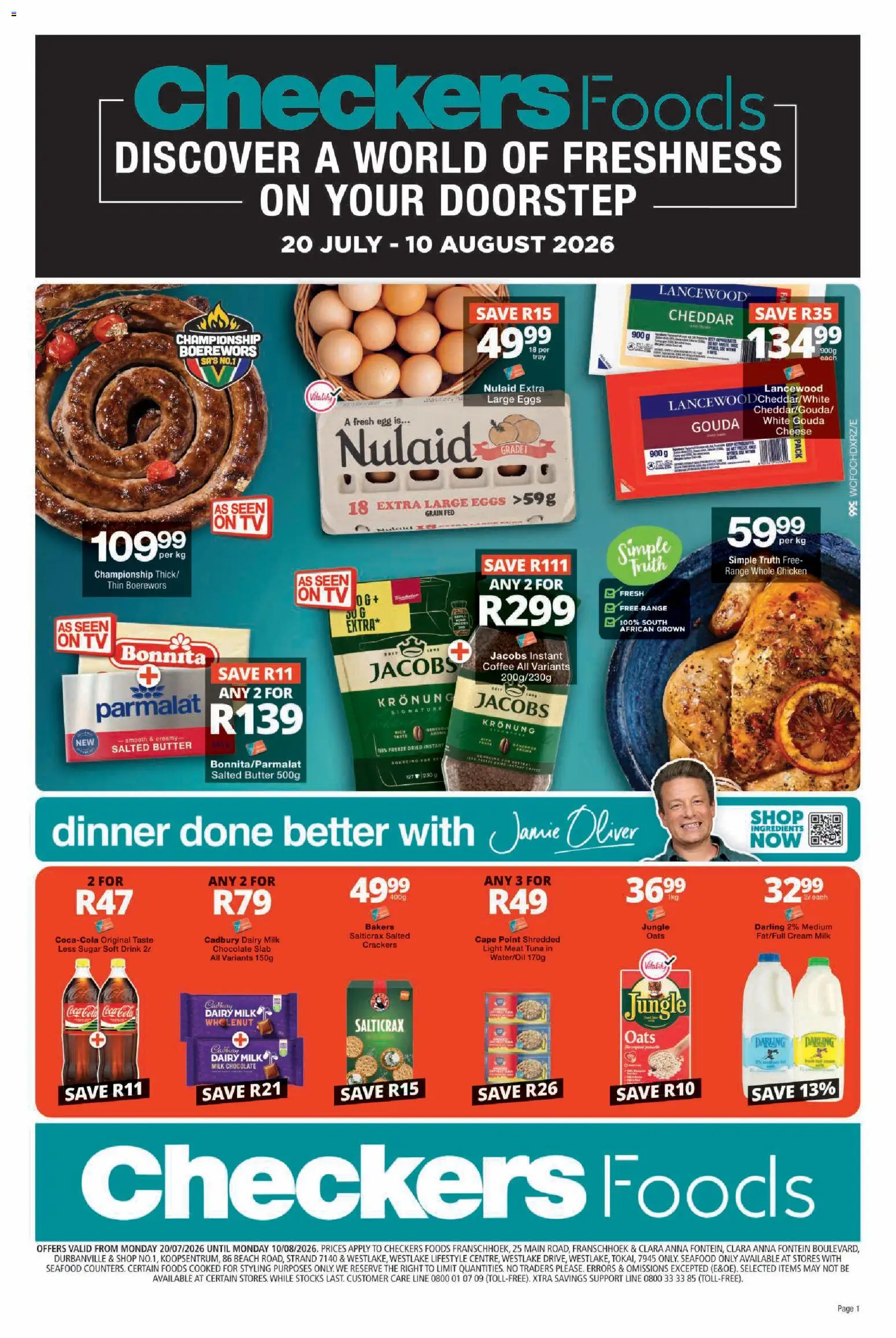 Preview of Checkers flyer valid from 20/07/2026